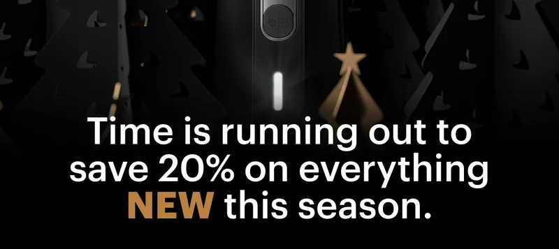 Time is running out to save 20% on everything NEW this season.