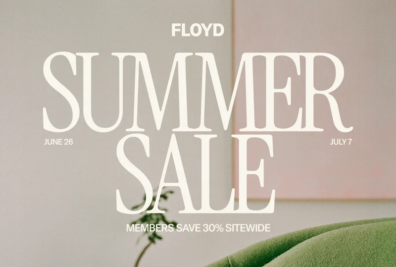 Members save 30% sitewide during the Summer Sale. Now through July 7.