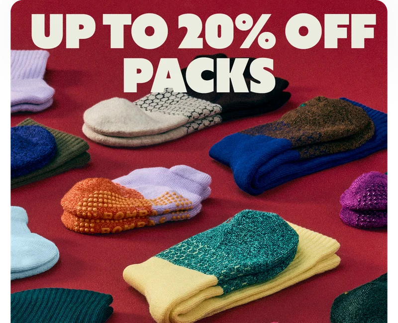 UP TO 20% OFF PACKS