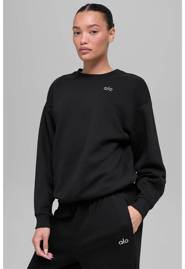 Accolade Crew Neck Pullover - Black - Black / M / Regular
