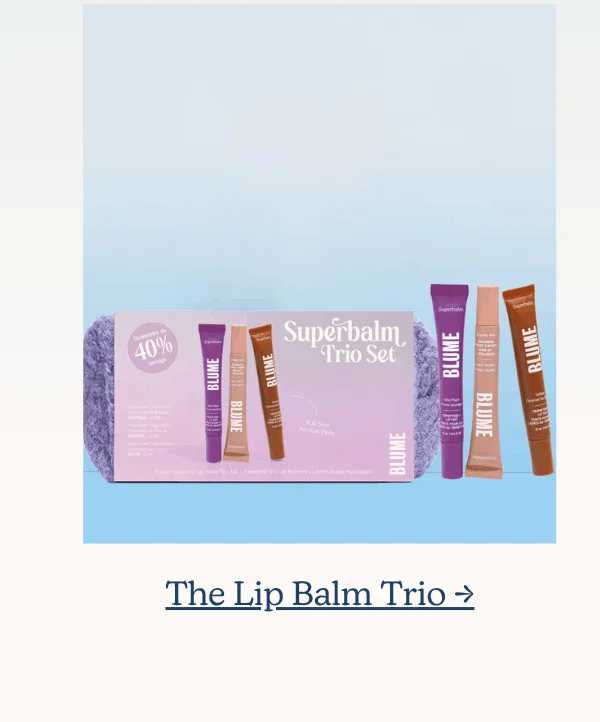 Blume Lip Balm Trio Kit