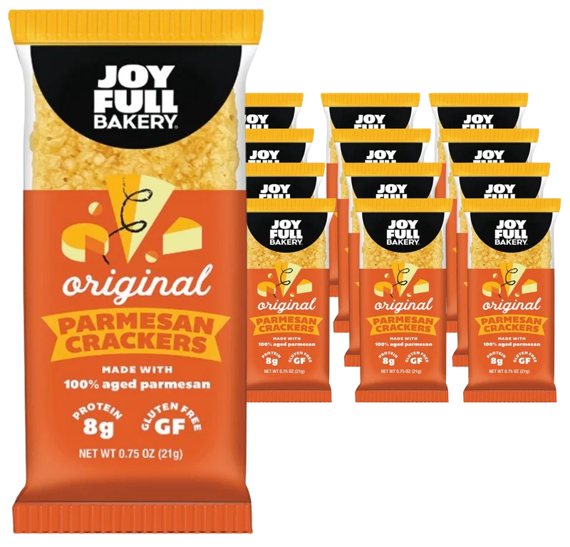 Image of Joy Full Bakery Parmesan Crackers Grab n Go (12 Pack)