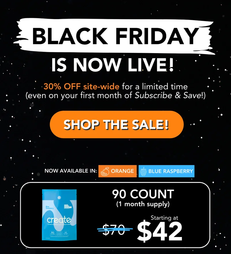 Black Friday Starts Now –&nbsp;90 count
