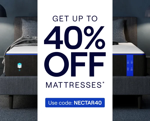 Up to 40% Off Nectar Mattresses*