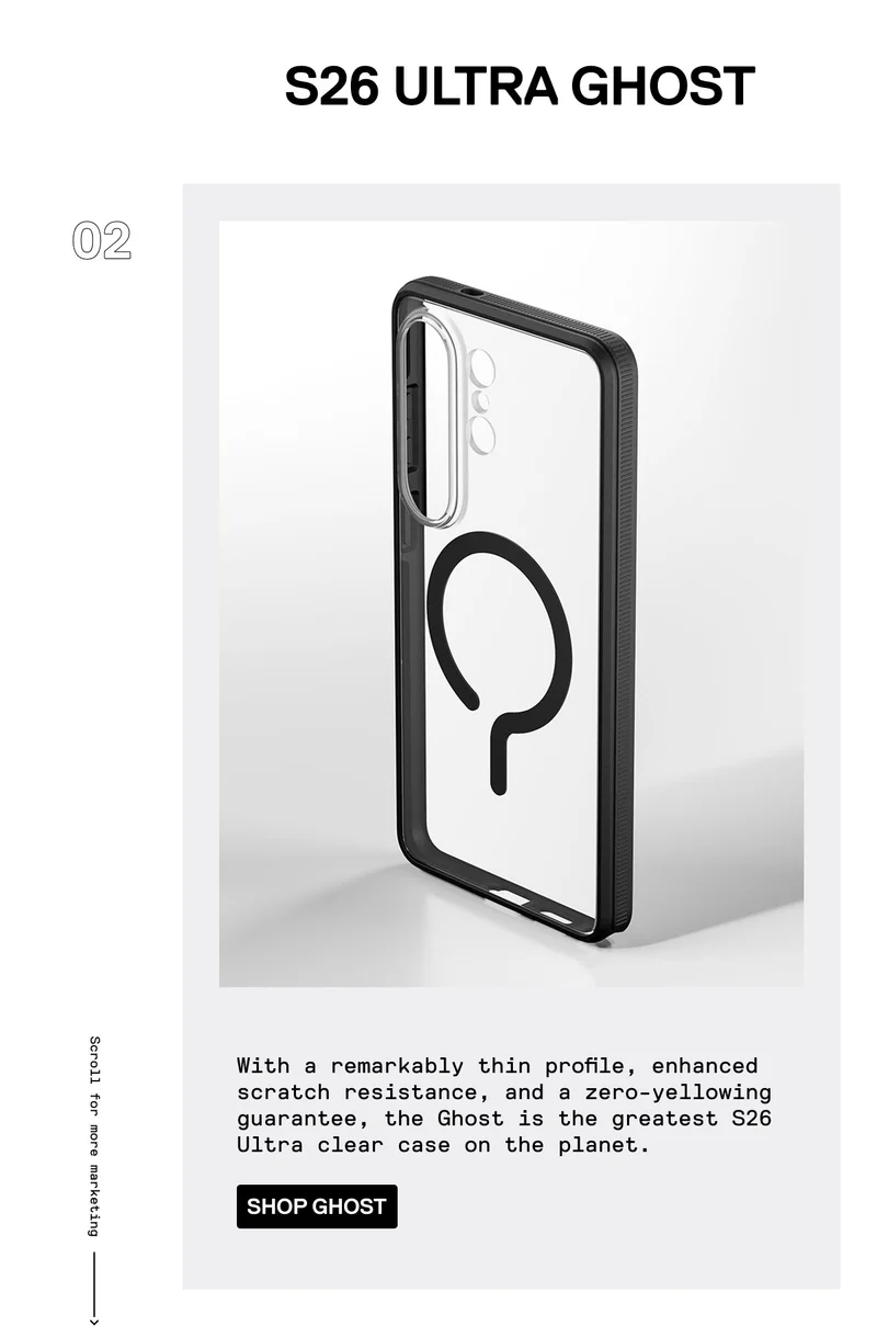S26 Ultra Ghost Case: Buy Now