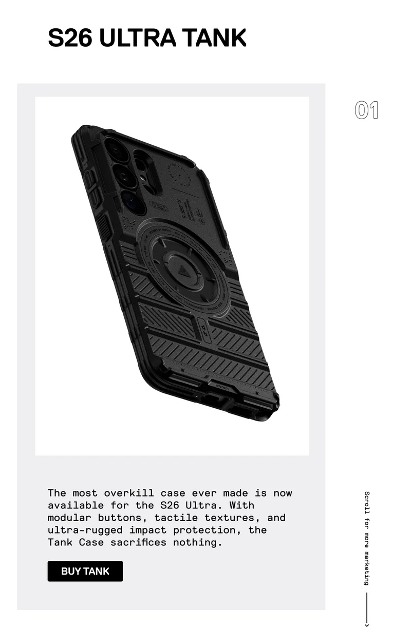 S26 Ultra Tank Case: Buy Now
