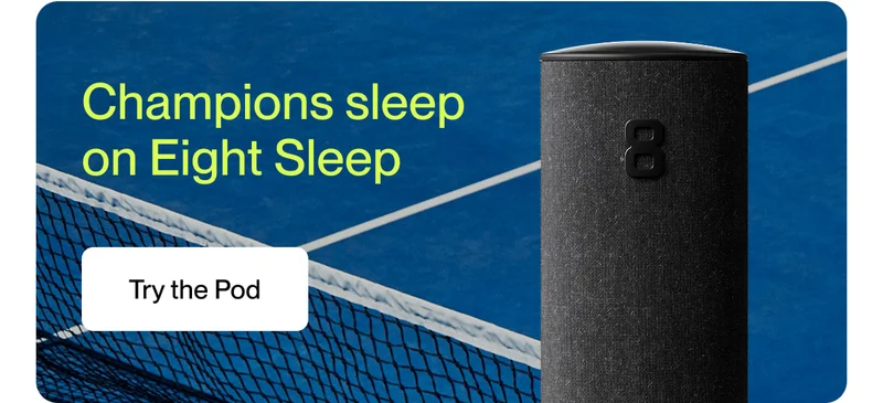 Champions sleep  on Eight Sleep