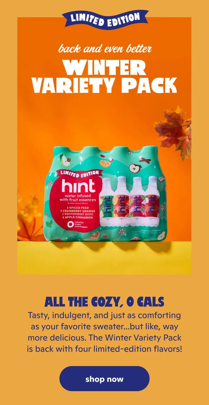 All the cozy, 0 cals