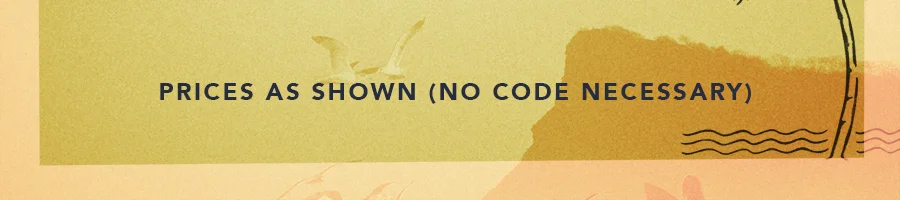 Price as shown (no code necessary)