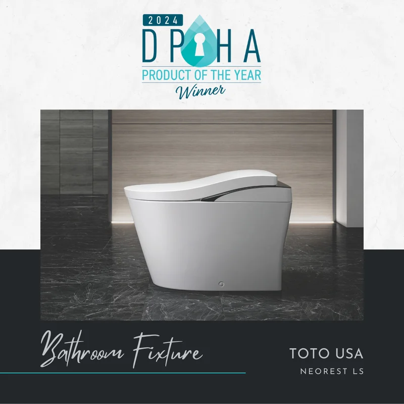 TOTO's NEOREST® LS Smart Toilet DPHA 2024 "Bathroom Fixture Product of The Year" Award