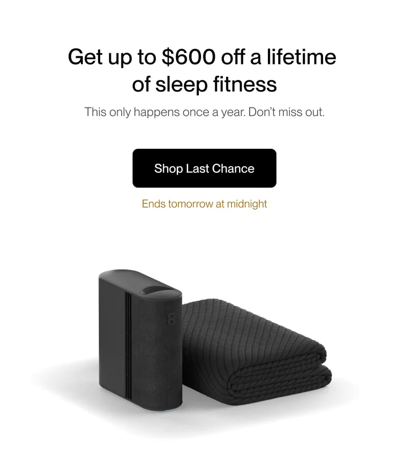 Get up to $600 off a lifetime of sleep fitness