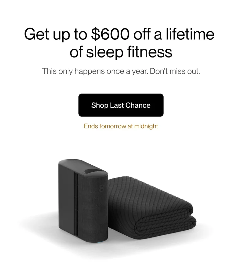 Get up to $600 off a lifetime of sleep fitness
