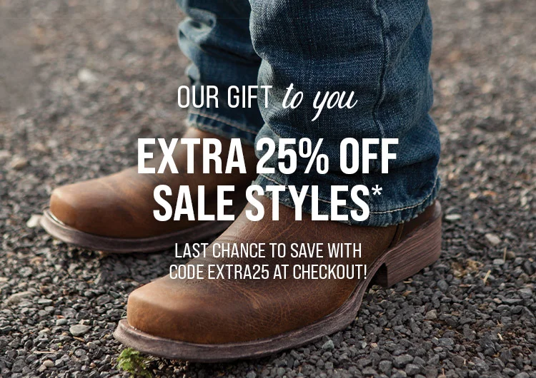 Our Gift To You: Extra 25% Off Sale Styles. Last chance to save with code discount code at checkout! Exclusions Apply.