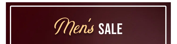 MEN'S SALE