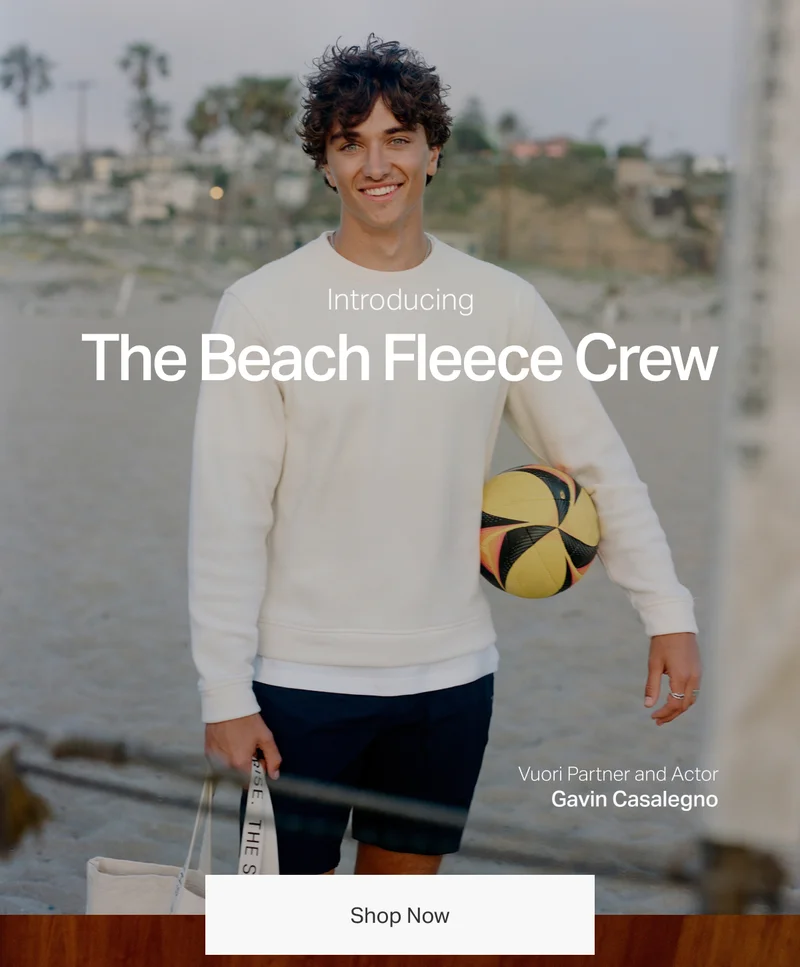 Introducing the Beach Fleece Crew