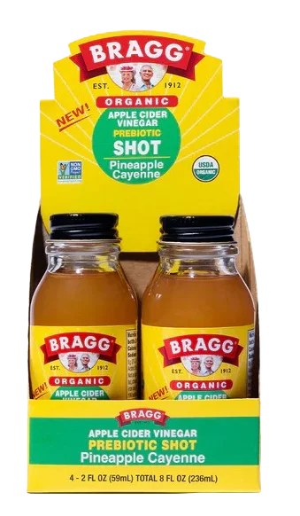 Image of Pineapple Cayenne Apple Cider Prebiotic Shot (4 Pack)