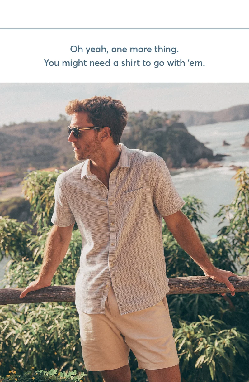 A button down to top it off?