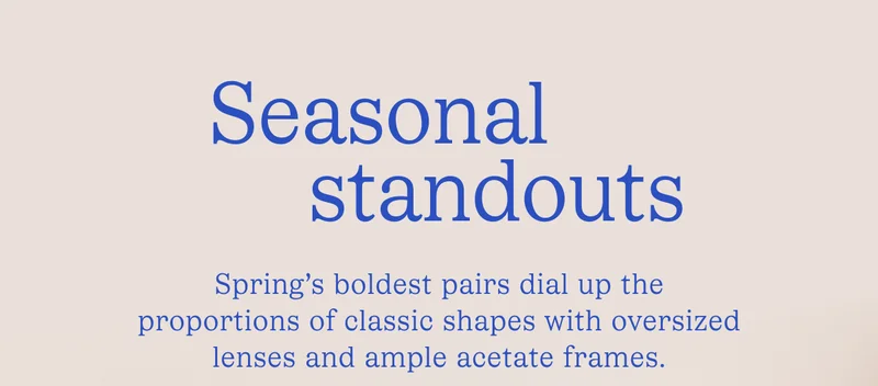 Seasonal standouts Seasonal standouts
