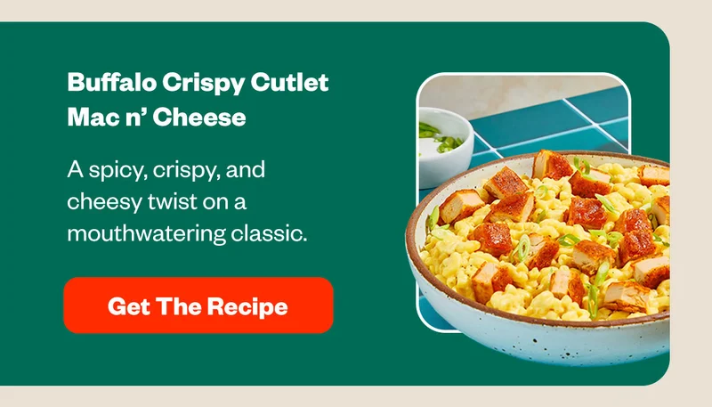 BUFFALO CRISPY CUTLET MAC N' CHEESE