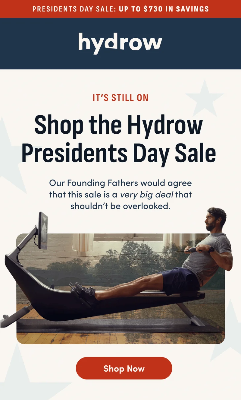 Presidents Day Sale. It's still on. Shop Now.