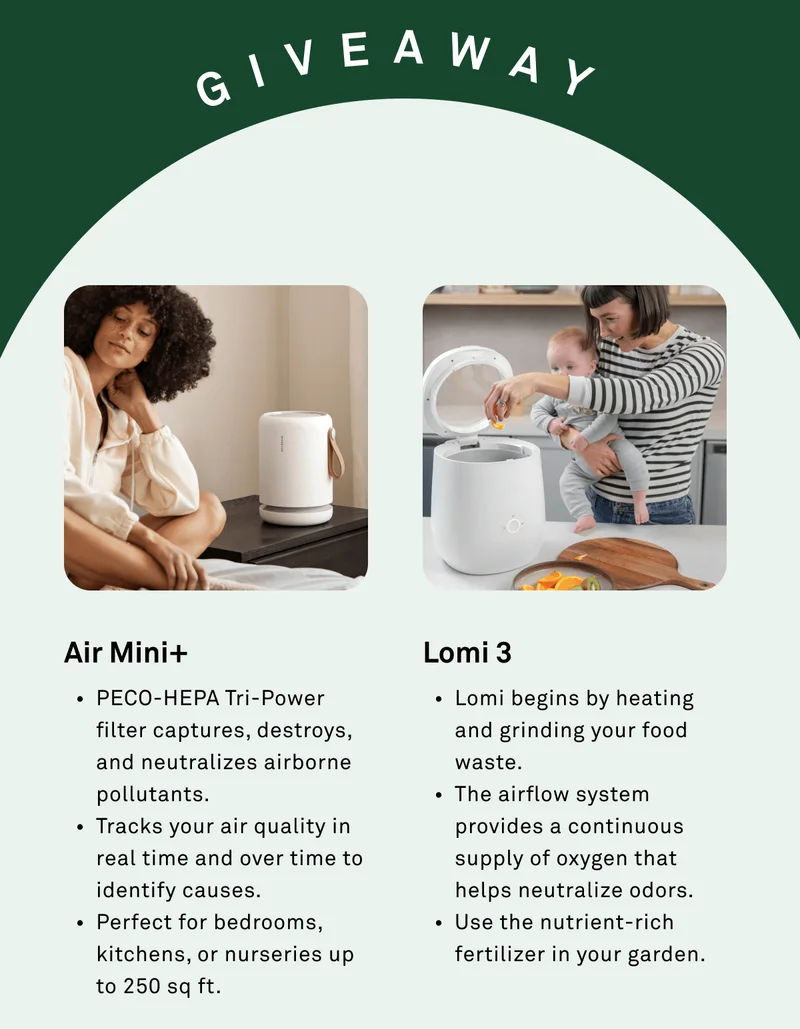 Win an Air Mini+ and Lomi 3