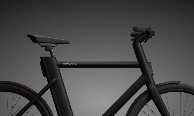 A photograph render of a Cowboy Classic Black