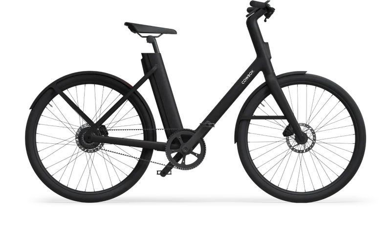 A photographic render of a Cowboy Cruiser ST Black