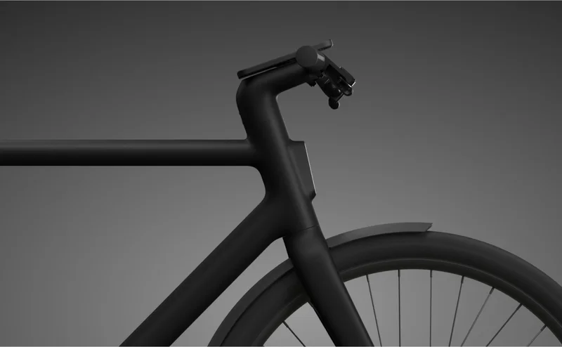 A photograph render of a Cowboy Classic Black