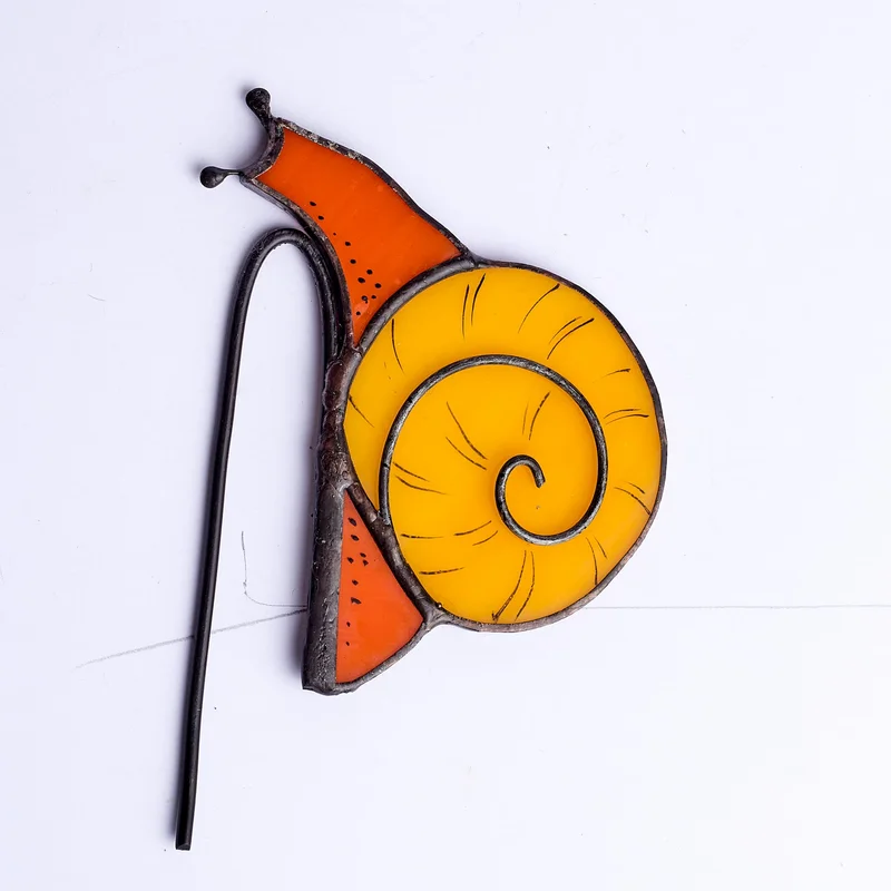 orange snail pot hugger