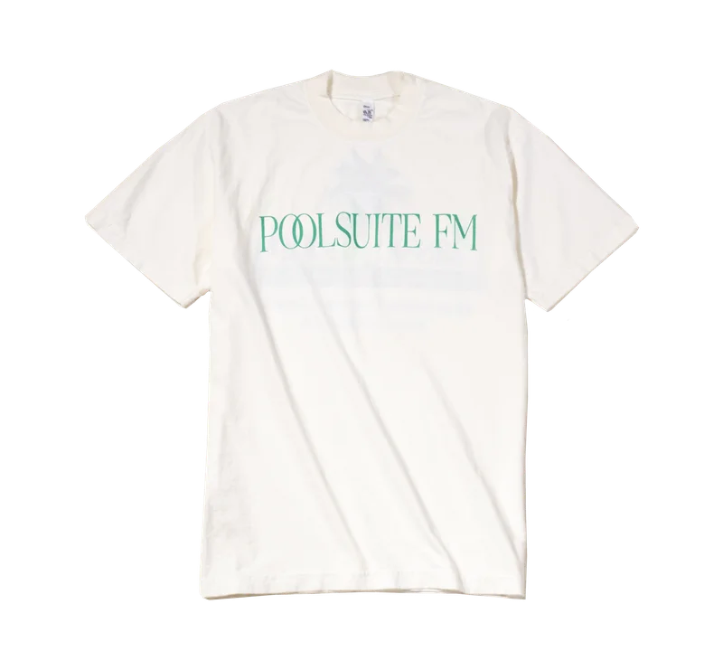Image of Poolsuite FM Off-White T-Shirt