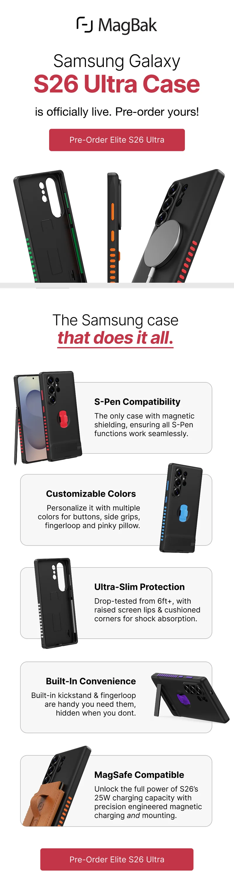 Samsung Galaxy S26 Ultra Case  Shipping soon. Pre-order yours!