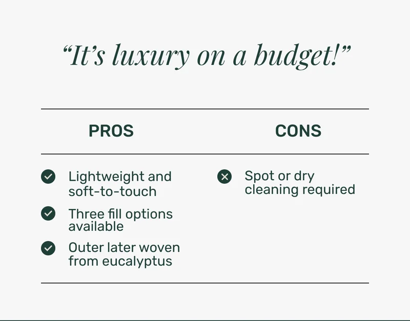 It's luxury on a budget!