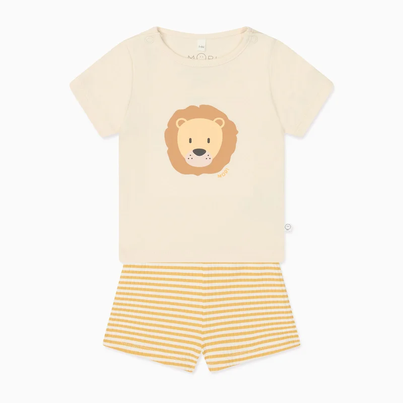 Image of Lion Summer Pajama Set