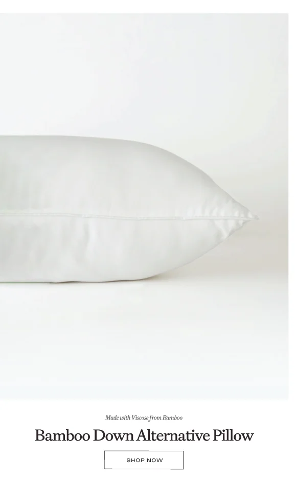 Bamboo Down Alternative Pillow Bamboo Down Alternative Pillow