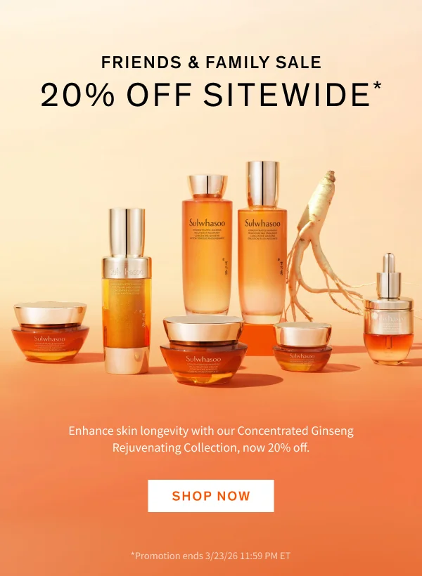 Friends and Family: 20% Off Sitewide