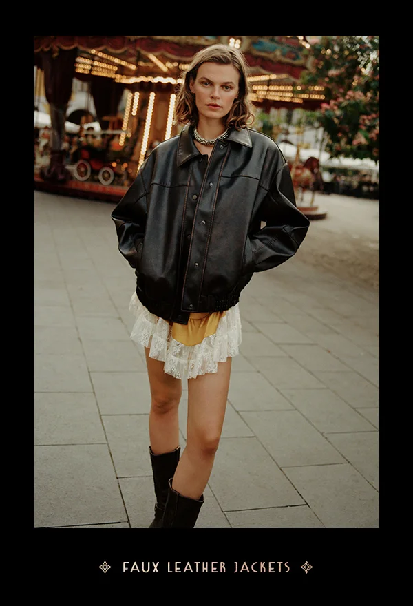 faux leather jackets