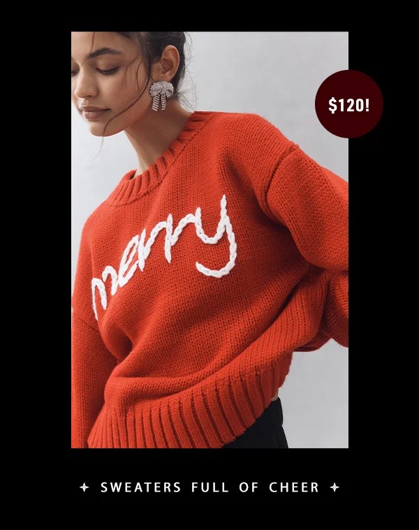 sweaters full of cheer