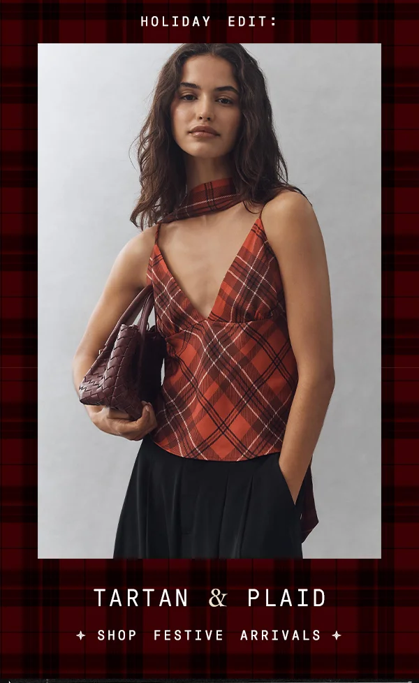 holiday edit: tartan & plaid, shop festive arrivals