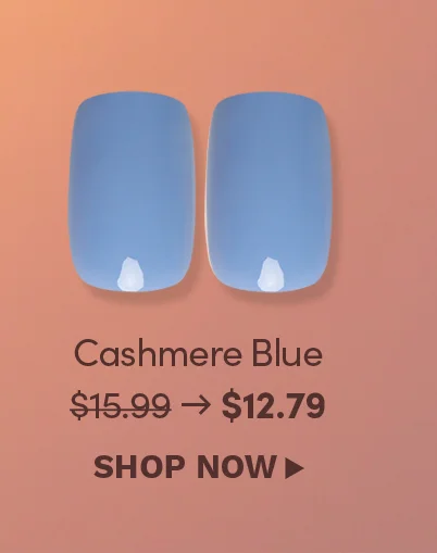 Shop 20% Off Cashmere Blue With the code SPRINGFWD