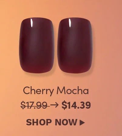 Shop 20% Off Cherry Mocha With the code SPRINGFWD