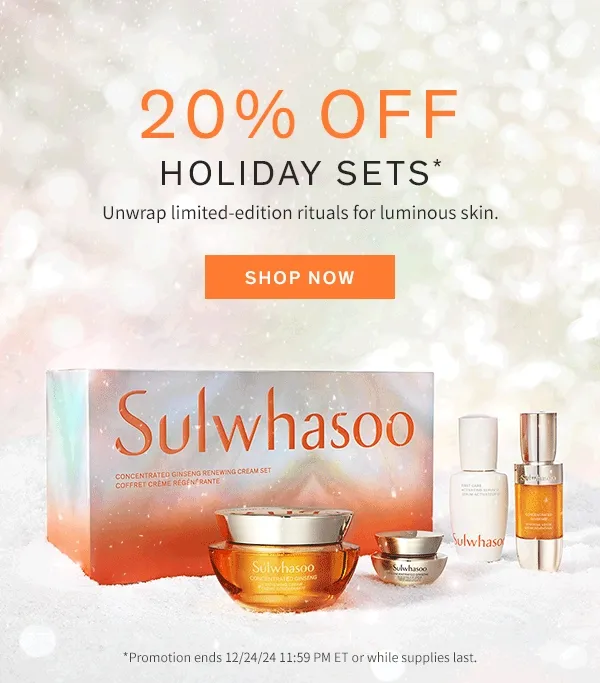 20% off Holiday Sets