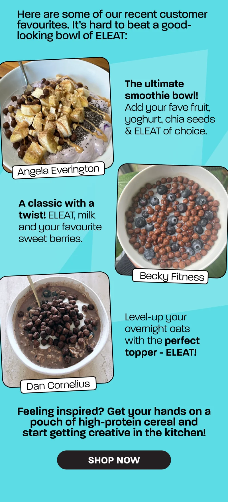 It's hard to beat a good-looking bowl of ELEAT! SHOP NOW