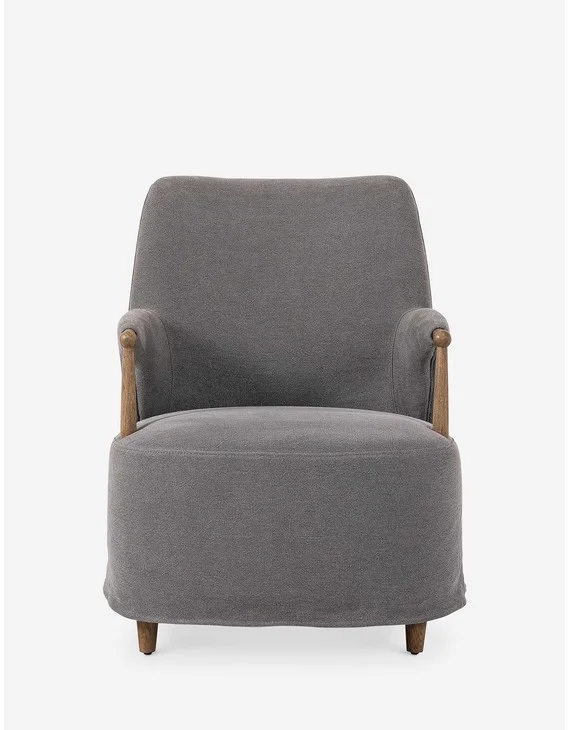 Brently Accent Chair by Amber Lewis x Four Hands-Denim