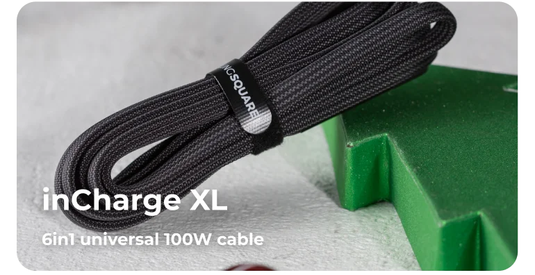 inCharge XL  6in1 universal 100W cable