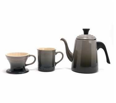 Le Creuset Pour-Over Gooseneck Kettle w/ Cone & Mug Set