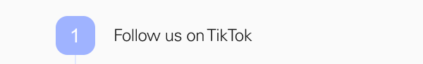 Follow us on TikTok