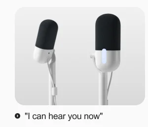 ''I can hear you now''