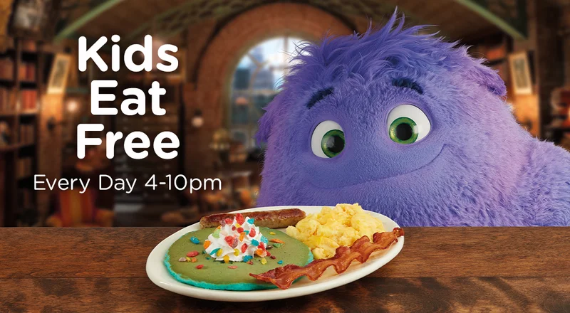 Kids Eat Free&nbsp;Every Day 4-10pm
