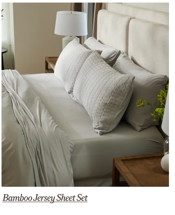 Bamboo Jersey Sheet Set