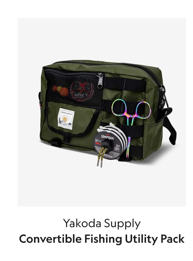 Yakoda Supply Convertible Fishing Utility Pack